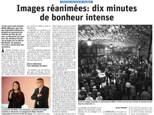 Images réanimées : dix minutes de bonheur intense 