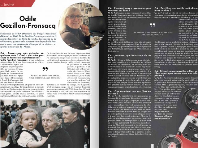 Interview d'Odile Gozillon-Fronsacq, historienne du cinéma
