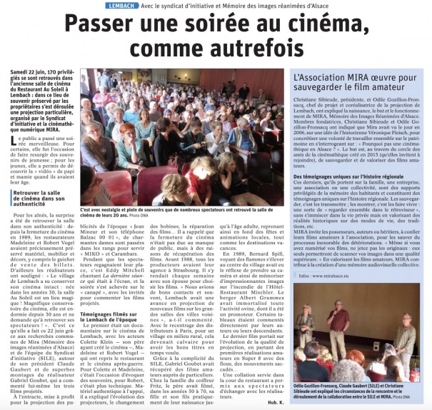 Passez une journée au cinéma, comme autrefois 