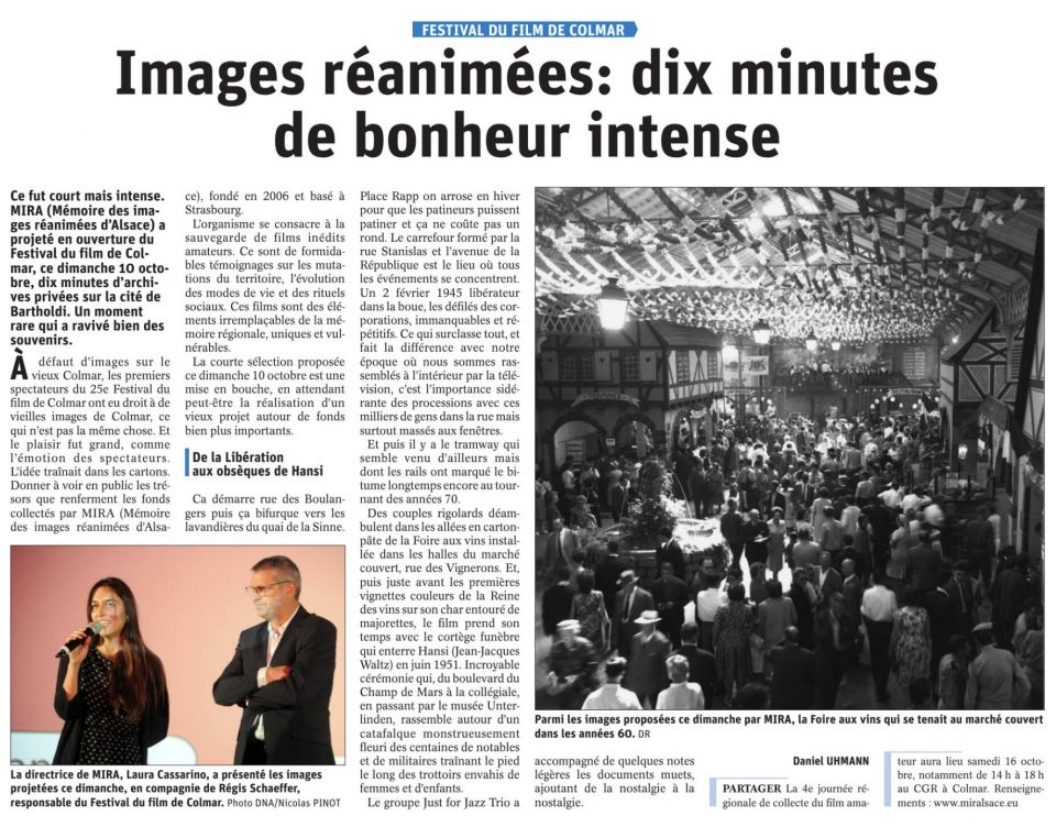 Images réanimées : dix minutes de bonheur intense 