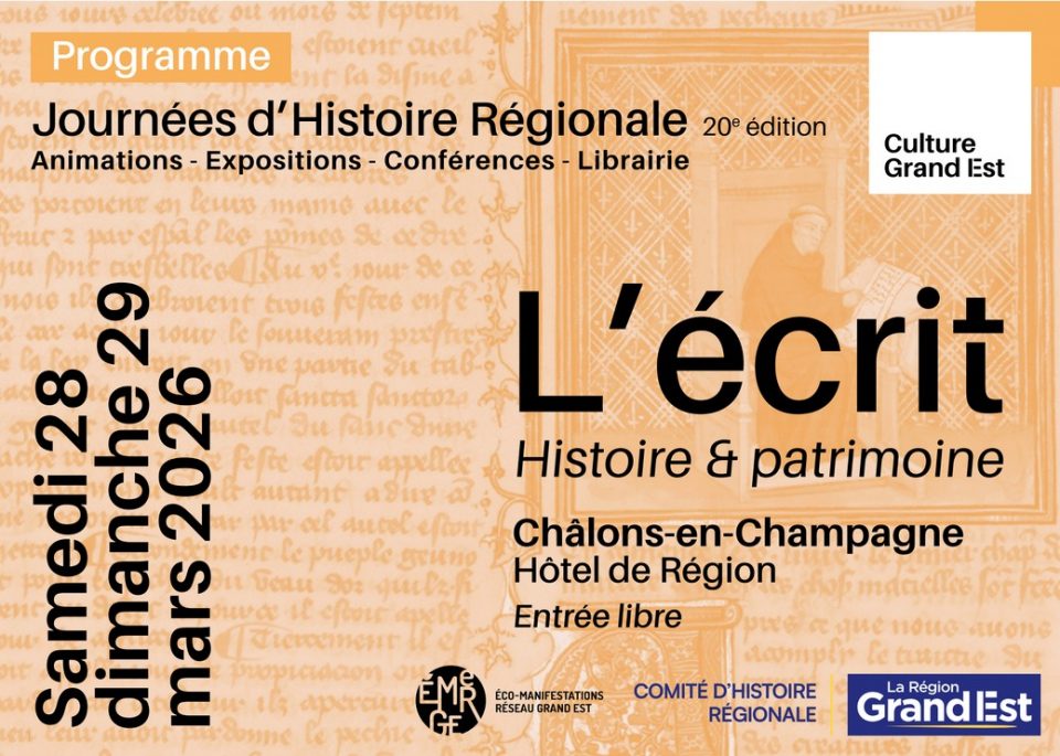 Journées d'histoire régionale - 20e édition